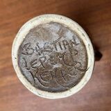 Mid-century ceramic carafe vase by Bastian le Pemp for Kemper / Quimper France, 1960s.