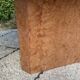 Large dining table in Rosso Alicante marble from the 70s-80s.