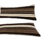 Set of 2 vintage kilim cushion covers 38x115 cm