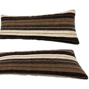 Set of 2 vintage kilim cushion covers 38x115 cm