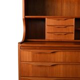 Scandinavian Bookcase with Hidden Desk