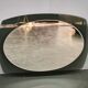 Italian Modernist Smoked Glass and Beveled Mirror, 1970s