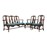 Ensemble de salon, style : Chippendale, années 1970, production : Danemark