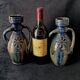 Pair of Vases with Two Turning Handles - Flemish Pottery