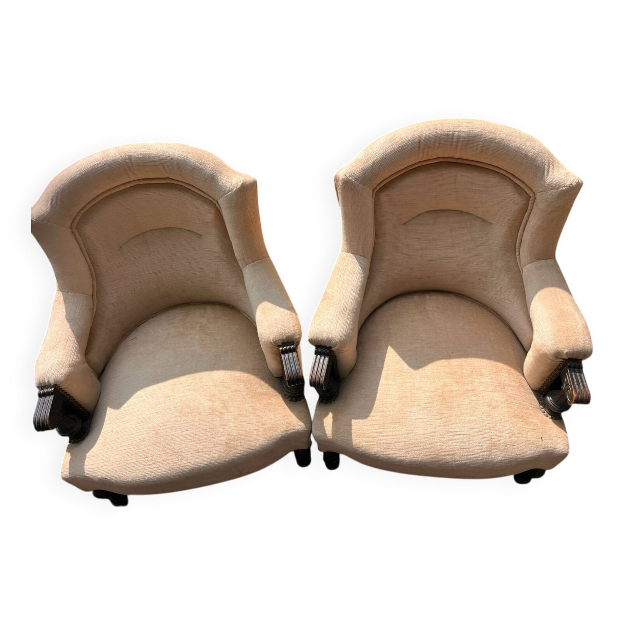 Lot Fauteuil crapaud