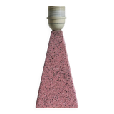 Brussels porcelain lamp with a pink terrazzo effect