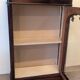 Mahogany display cabinet from the late 19th century, for standing or wall mounting.