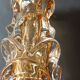 Amber glass vase design Jan Beranek vintage