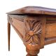 Bureau en noyer art-deco 1 tiroir