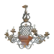 Wrought iron chandelier