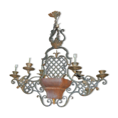Lustre en fer forgé