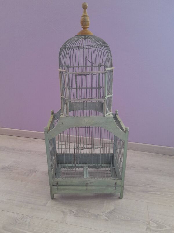 Cage à oiseaux ancienne