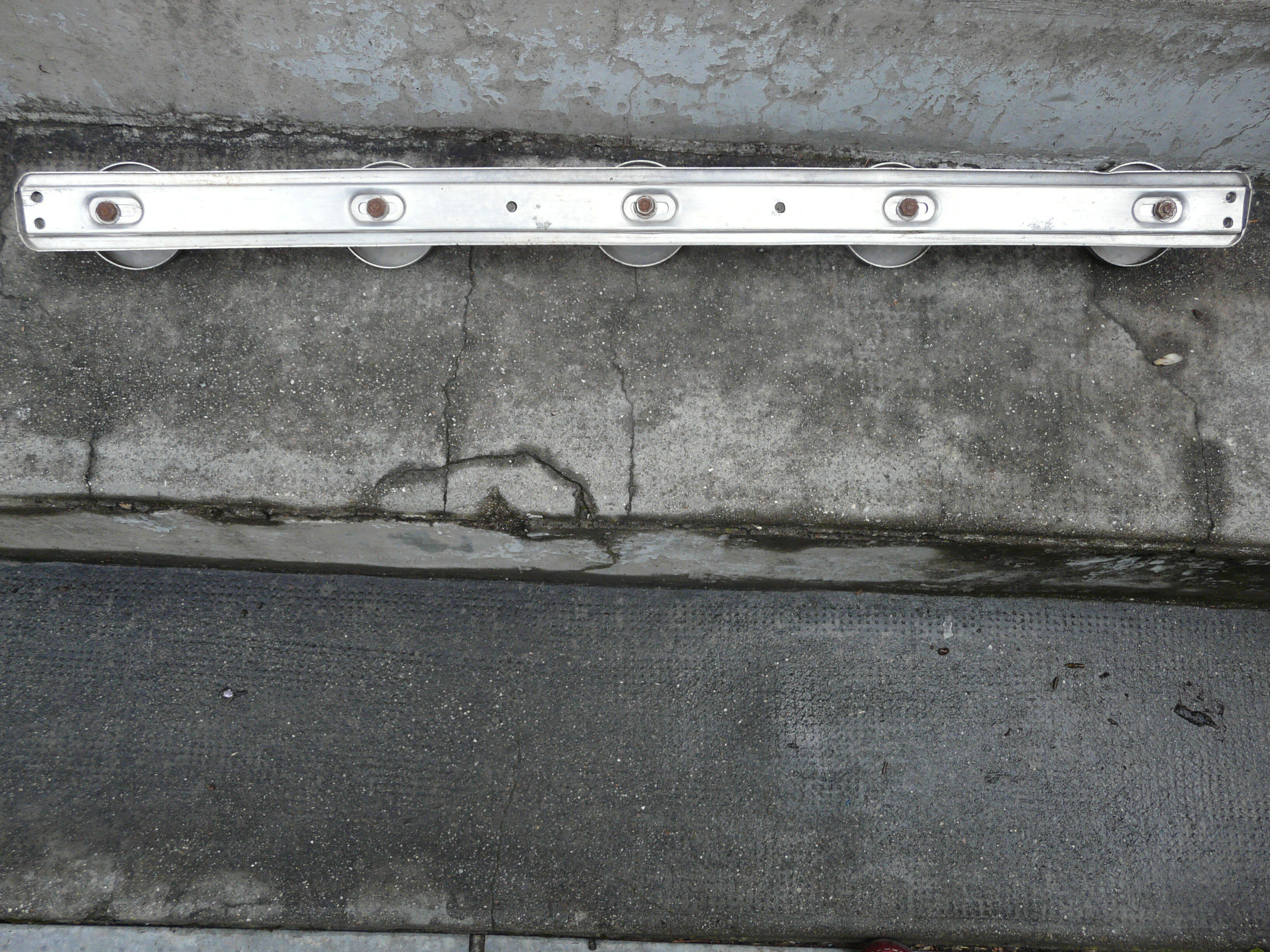 Coat rack 5 hooks aluminum of the 50s