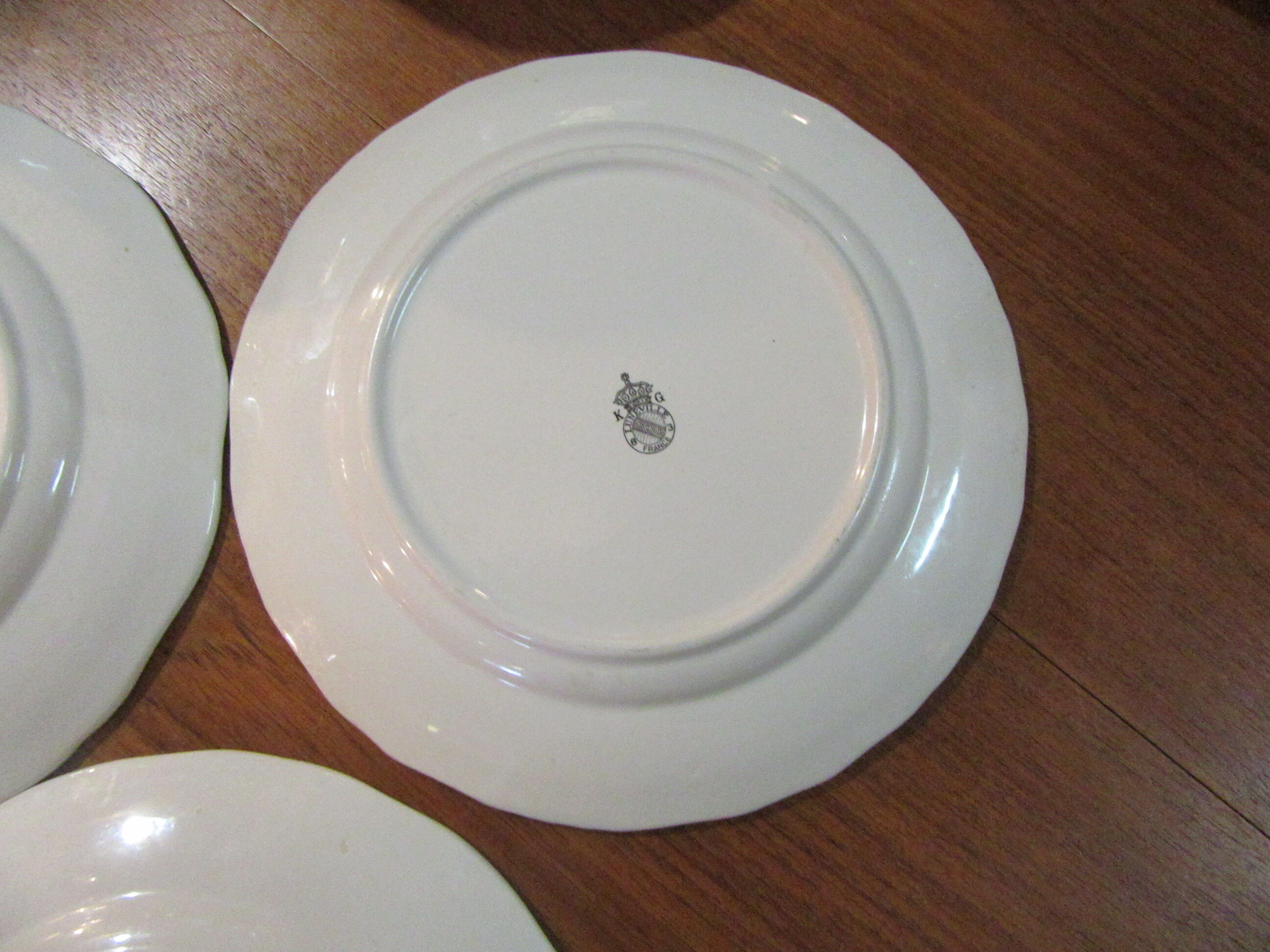 Flat plates lunéville k.g (keller and guérin)