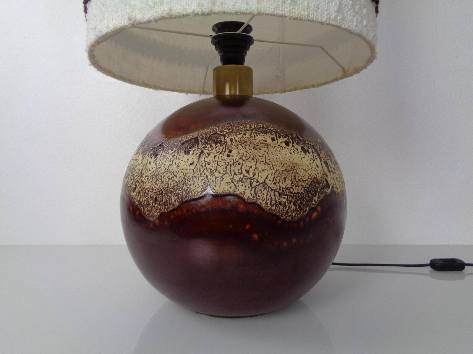 Pop Art German Ceramic Floor Lamp from Pan Keramik, 1970s