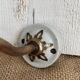 Art Deco tulip wall light