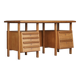 Oak desk. 1950s