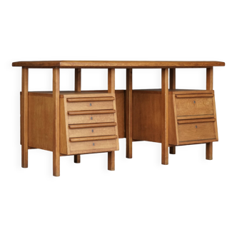 Bureau en chêne. Années 1950