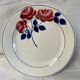 Vintage cake dish HBCM Rose red