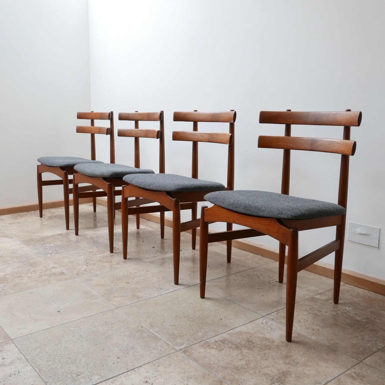 Teak Mid-Century Dining Chairs by Poul Hundevad
