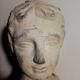 20th century plaster woman bust