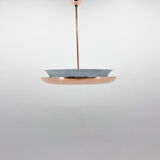 Bauhaus / Functionalist Copper Chandelier Ufo, 1930s, Restored