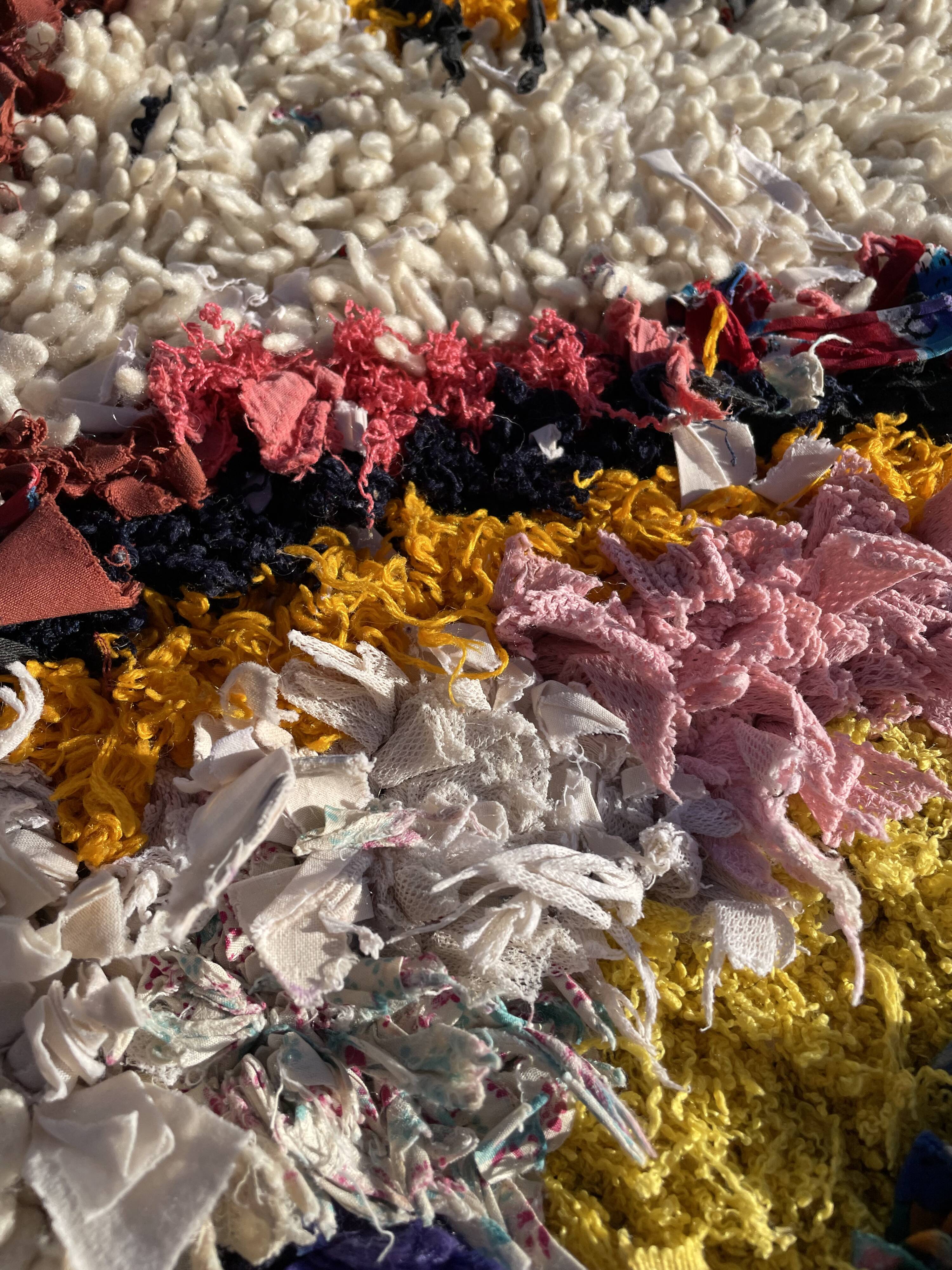 Vintage azilal berber carpet 80x145 cm