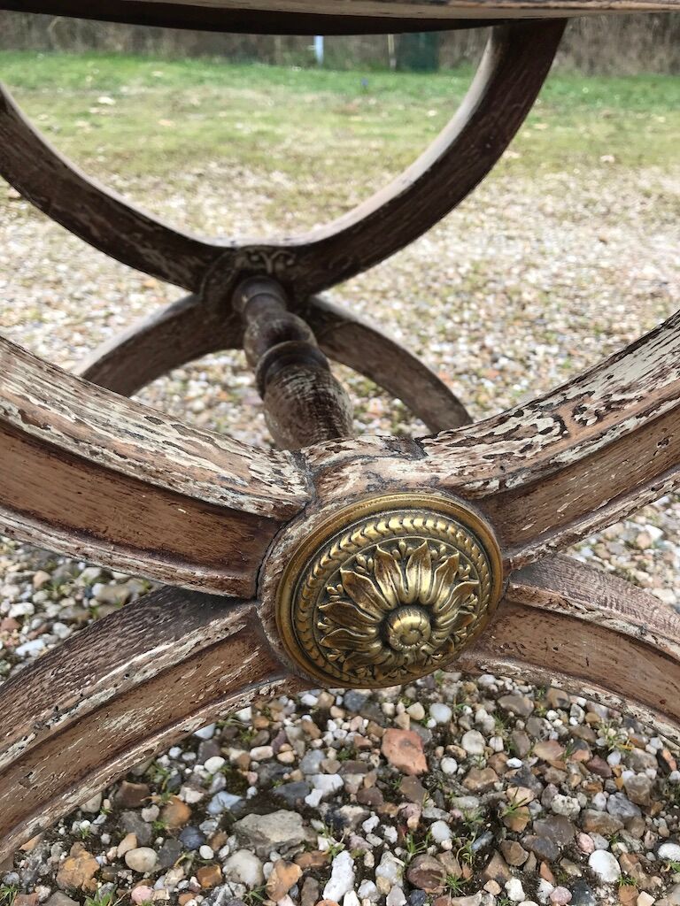 Tabouret dagobert 19e siecle