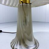Peill & Putzler glass mushroom table lamp, Germany