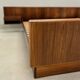 Danish Rosewood Double Floating Bed By Sannemans, 1970s.