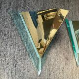 Pair of Hollywood Regency style wall lights