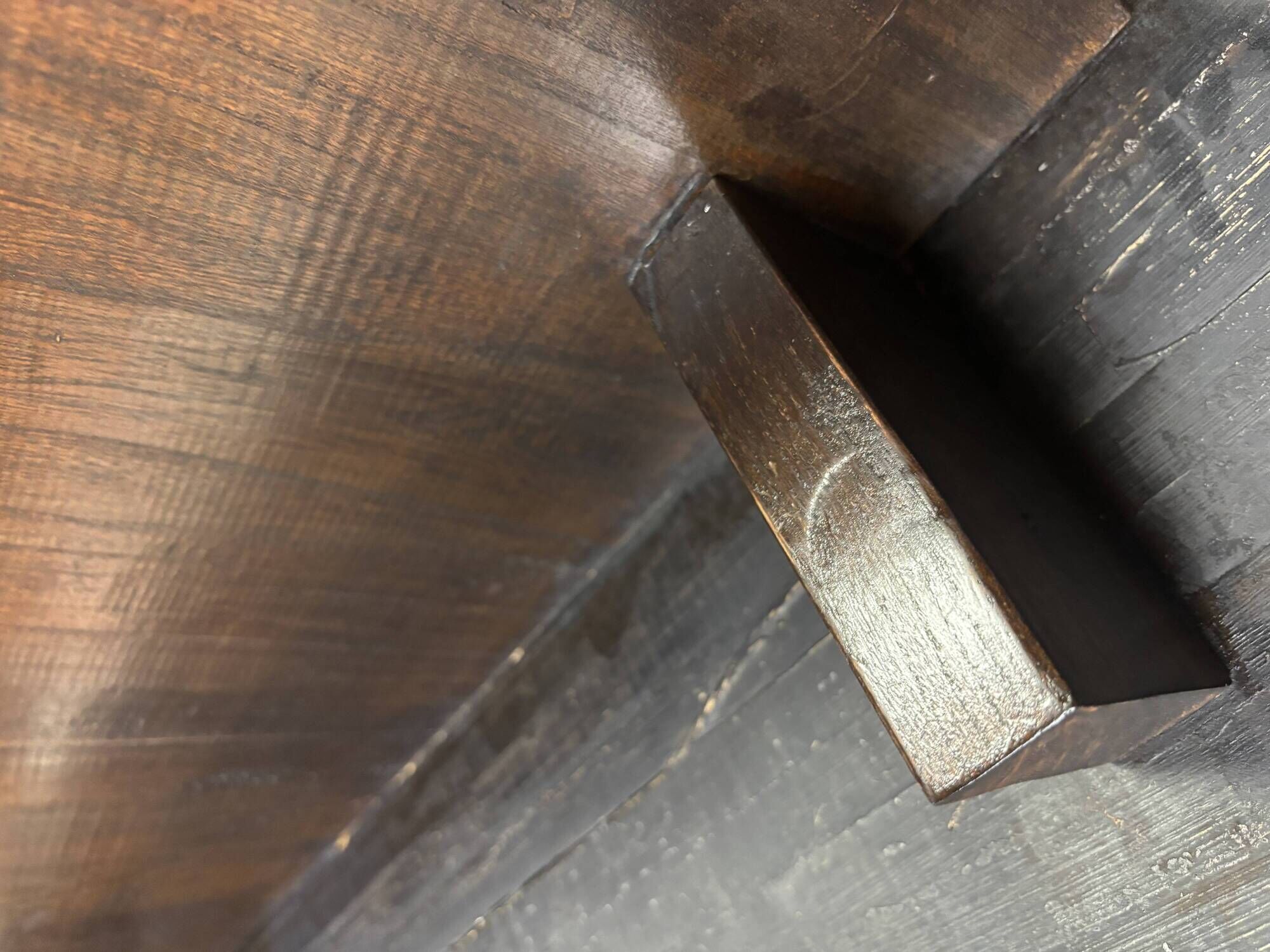 Low Japandi bamboo wabi sabi coffee table by Axel Vervoordt, Belgium 1980s