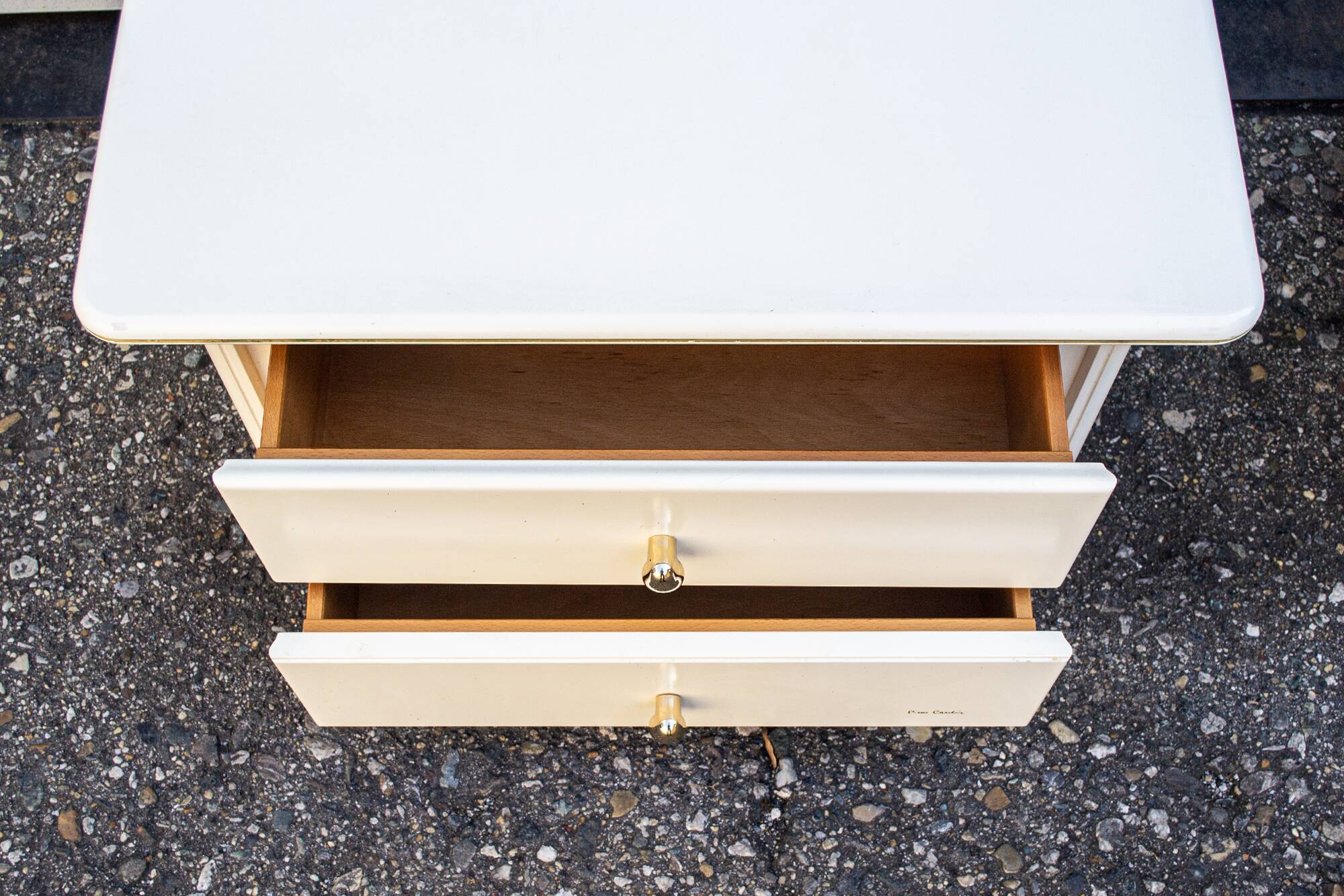 Tables de chevet Pierre Cardin Paris 1970