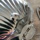 Stainless steel shell butter dish