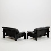 German postmodern brutalist lounge sofa by Rolf Benz for Musterring, 1990s, set of 2.