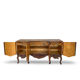 Walnut buffet, antique Italian, 1930s.