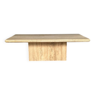Vintage travertine coffee table