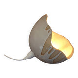 Organic portable lamp in ceramic