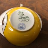 Set de 6 tasses porcelaine de  Limoges  T&V "Perrier Fils"