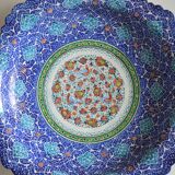Plat metal emaille art islamique