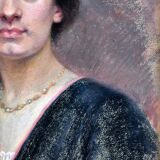 Pastel signed Laura Muntz 1909