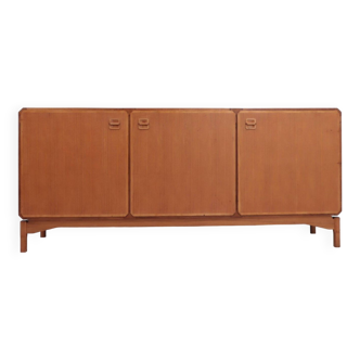 Buffet vintage en teck blond Italie 1960