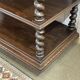 Henry II late 19th century oak serving trolley - top opens into a dresser