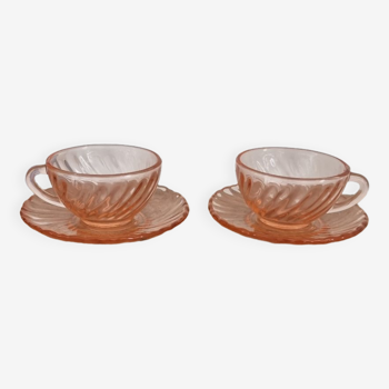 Duo of vintage cups Rosaline