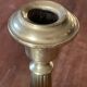 Pair of brass candle holders XIXth