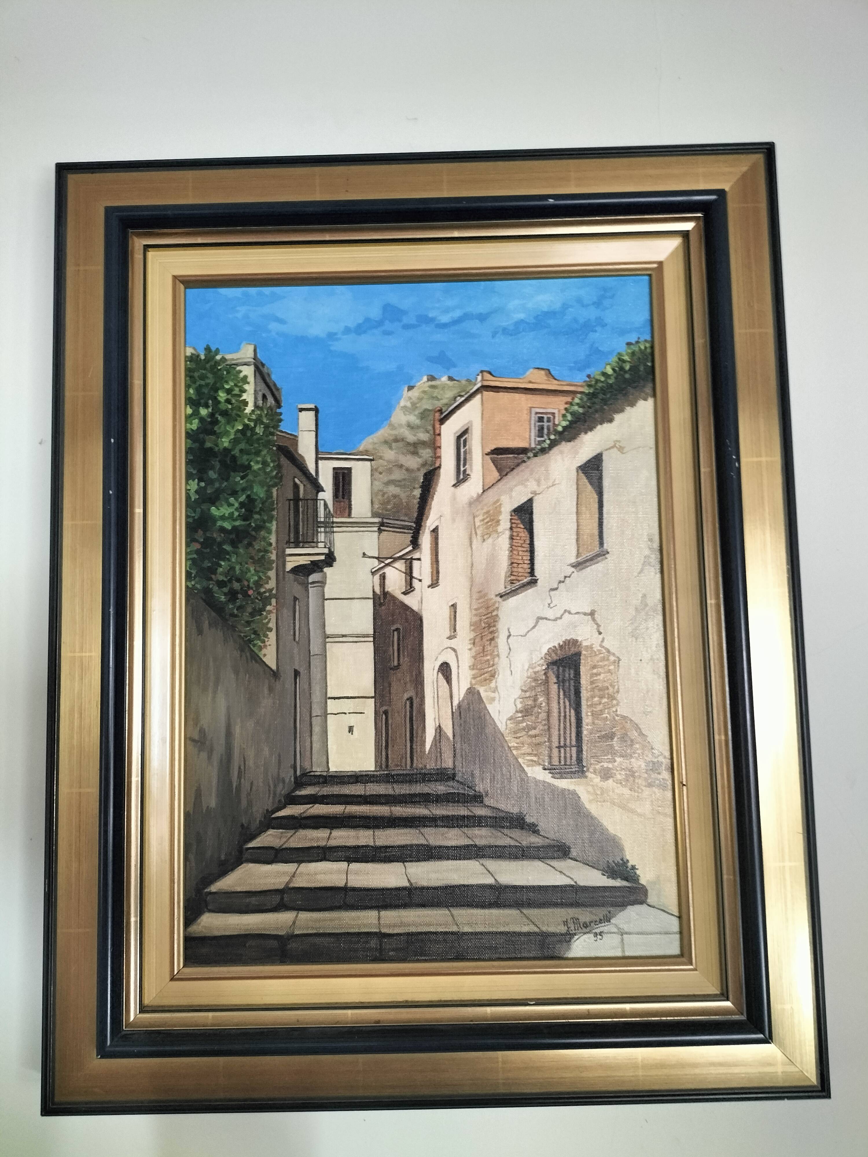 Tableau paysage Sicile Taormina