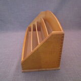 Old blond wood door-letters