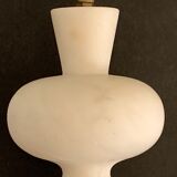 White marble lamp foot