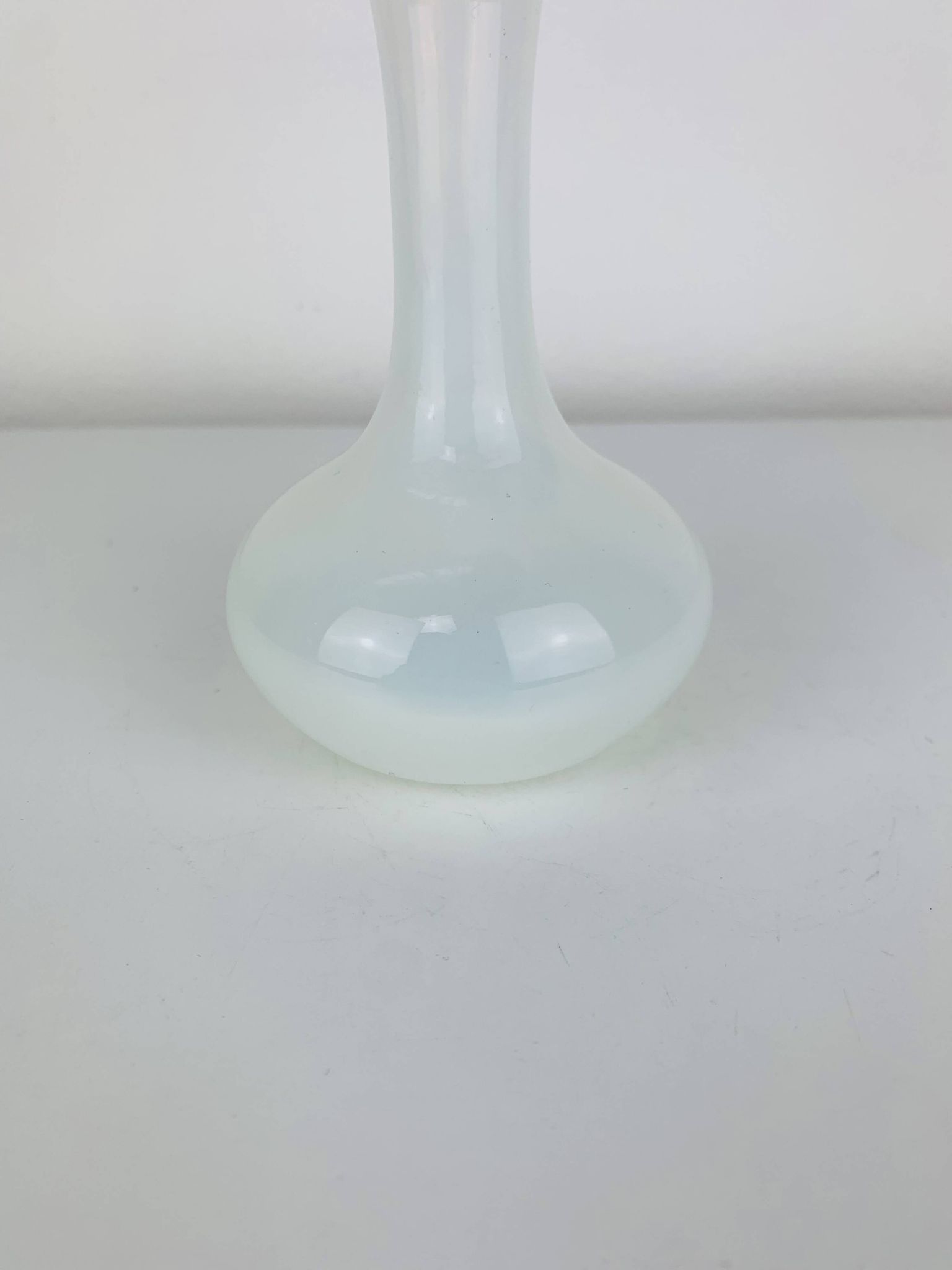 Vintage opalescent glass vase