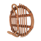 Vintage rattan hooks
